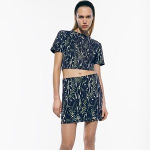 Zara skirt and crop set